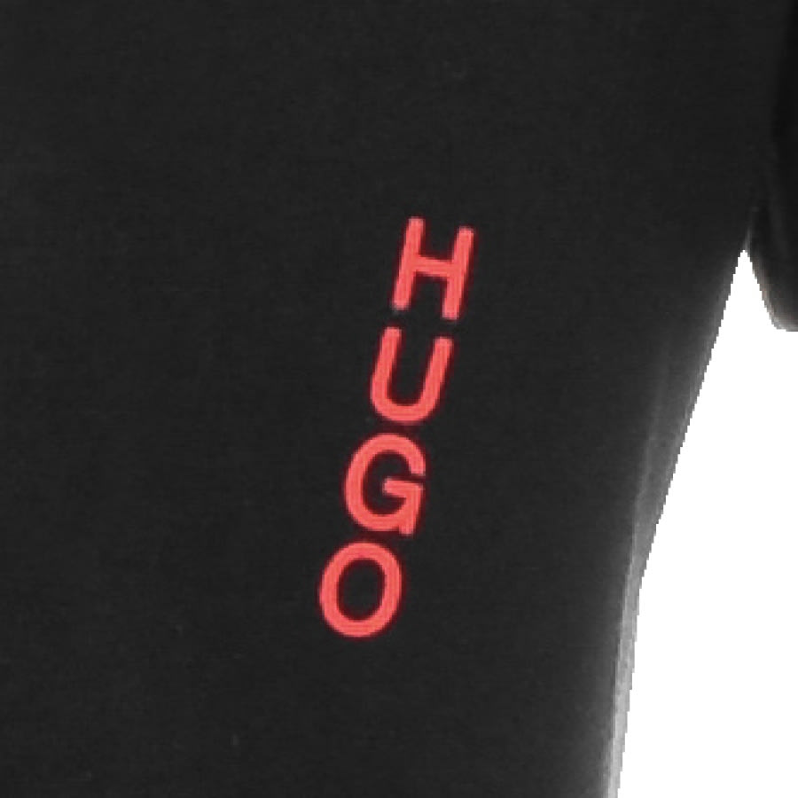 Alternative Image for ProductHUGO Double Pack Crew Neck T Shirt Black3